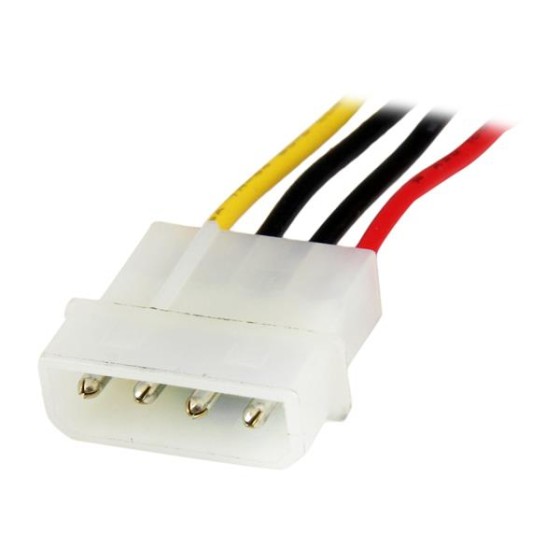 StarTech.com Câble d'Extension Alimentation Molex LP4 30 cm - Rallonge de Câble Alimentation LP4 4 Broches - Mâle vers Femelle - Rallonge de câble d'alimentation - alimentation interne 4 plots (M) pour alimentation interne 4 plots (F) - 30.48 cm - pour P/