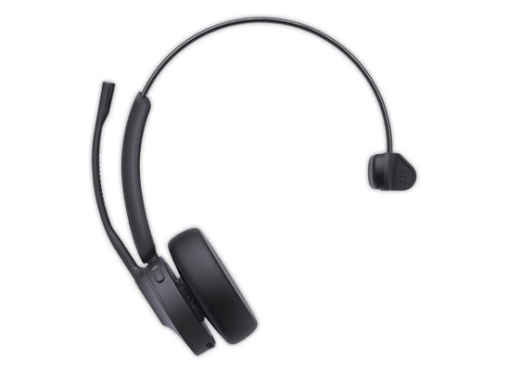 Yealink WH64 Hybrid Mono Teams Casque Sans fil Arceau Bureau/Centre d'appels Micro-USB Bluetooth Noir