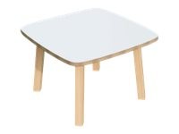 1 Table basse WOODY 60x60 cm blanc