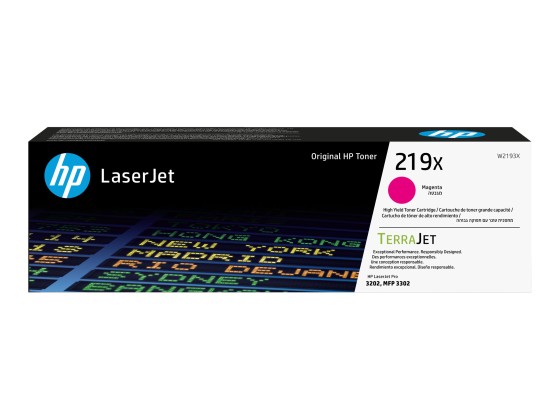 1 Toner laser HP 219X grande capacité magenta