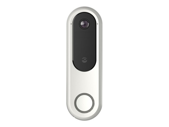Doro Hemma - Sonnette intelligente - avec caméra - sans fil - 802.11b/g/n, protocole RF 433 MHz - 2.4 Ghz - blanc