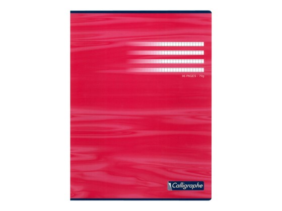 1 Cahier agrafé Calligraphe 70g, 24x32 cm,5x5,96 pages