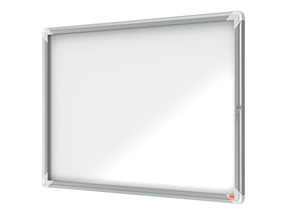 1 Vitrine d'extérieur 8xA4 PREMIUM PLUS Nobo magnétique -  Blanc