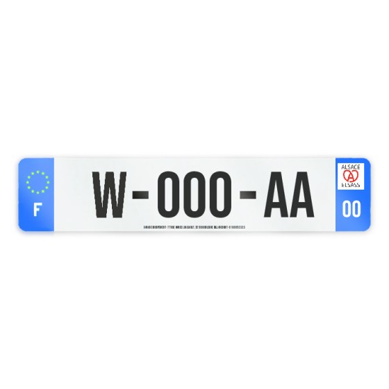 PLAQUE W GARAGE A PERSONNALISER