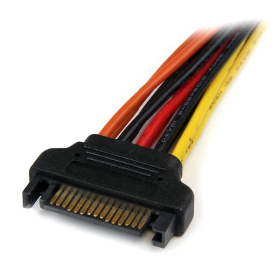 StarTech.com Câble répartiteur en Y d'alimentation SATA vers 2x SATA avec verrouillage - 15 cm - Câble doubleur alimentation SATA - Répartiteur d'alimentation - alimentation SATA (M) pour alimentation SATA (F) - 15.24 cm - verrouillé - pour P/N: HSB13SATS