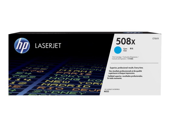 HP 508X High Yield Cyan Original LaserJet Toner Cartridge