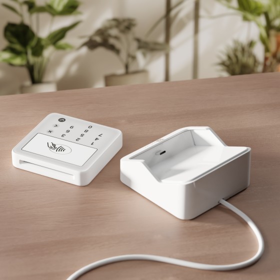 SumUp Solo Lite lecteur de cartes à puce Batterie Blanc