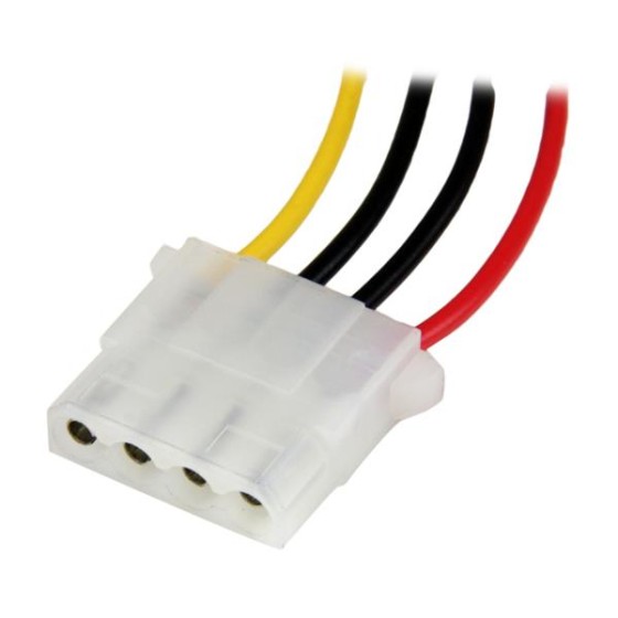 StarTech.com Câble d'Extension Alimentation Molex LP4 30 cm - Rallonge de Câble Alimentation LP4 4 Broches - Mâle vers Femelle - Rallonge de câble d'alimentation - alimentation interne 4 plots (M) pour alimentation interne 4 plots (F) - 30.48 cm - pour P/