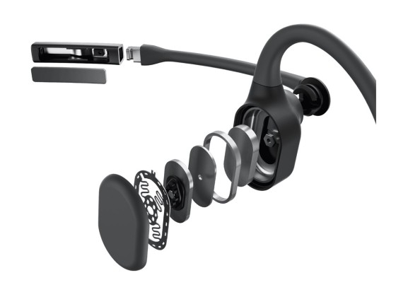 SHOKZ C110-AA-BK écouteur/casque Sans fil Crochets auriculaires Bureau/Centre d'appels USB Type-A Bluetooth Noir