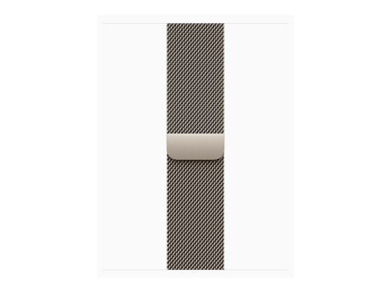 Apple Watch Series 10 (GPS + Cellular) - 42 mm - titanium naturel - montre intelligente avec boucle milanaise - maille en acier inox - naturel - taille du poignet : 130-180 mm - 64 Go - LTE, Wi-Fi 4, UWB, Bluetooth - 4G - 34.4 g