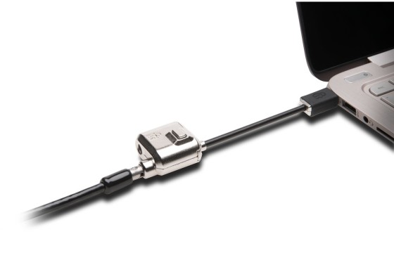 Kensington MiniSaver Mobile Lock - Câble pour verrouillage notebook - noir - 1.8 m
