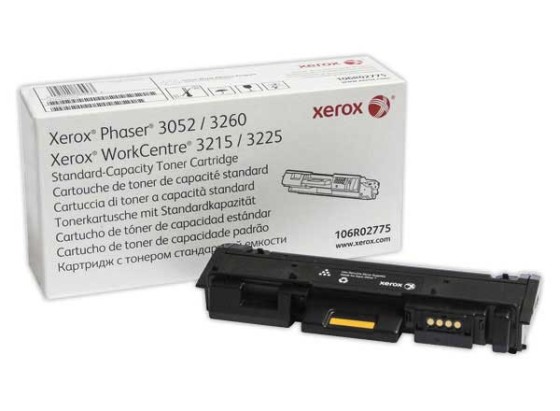 Xerox Cartouche de toner Noir de Capacité standard Phaser® 3052​/​3260, WorkCentre® 3215​/​3225 (1500 pages) - 106R02775