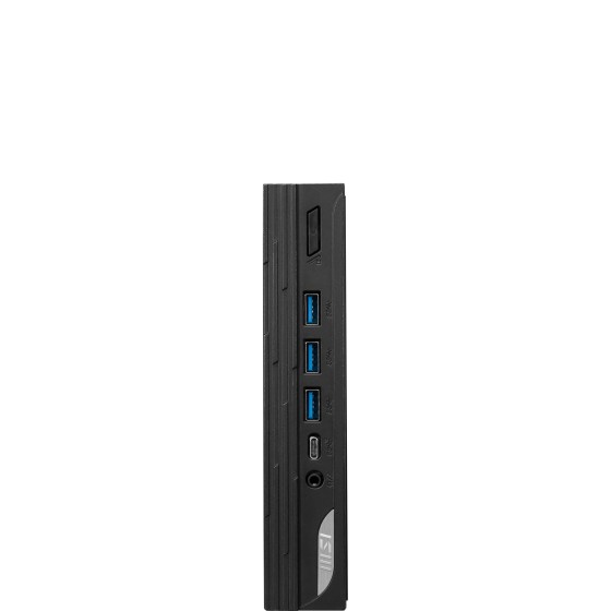 MSI PRO DP10 13M 011BE - Barebone - SFF 1 x Core i5 1340P / jusqu'à 4.6 GHz - RAM 0 Go - Carte graphique Intel Iris Xe - IEEE 802.11ax (Wi-Fi 6E), Gigabit Ethernet, 2.5 Gigabit Ethernet, Bluetooth 5.3 - noir