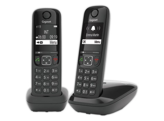 1 Lot de 2 Duo téléphones sans fil Gigaset AS690