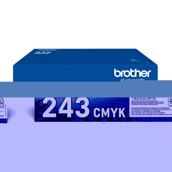 Brother TN-243CMYK - Cartouches de toner originales - Pack 4 toners