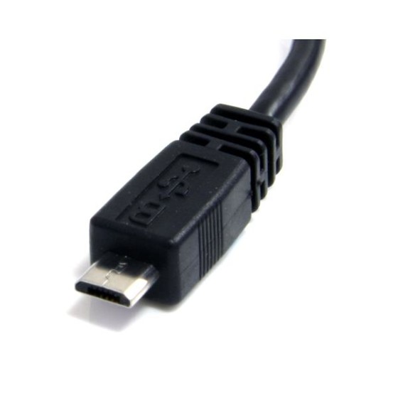 StarTech.com Câble Micro USB 15 cm - A vers Micro B - USB 2.0 - Noir - 1x USB A Mâle, 1x USB Micro B Mâle - 15cm - Câble USB - USB (M) pour Micro-USB de type B (M) - USB 2.0 - 15 cm - noir - pour P/N: PIB2M21, PIB2MS1, PIB2S31, USB2PCARBK, USB2PCARBKS, US