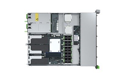 FUJITSU PRIMERGY RX1330 M5 Intel Xeon E-2336 6C/12T 2.90GHz 1x16Go 4x2.5p 2x1Go TPM 2.0 1xRPS 500W Titanium 1YW Short Depth