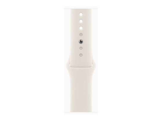 Apple Watch SE (GPS) - 2e génération - 44 mm - aluminium droit - montre intelligente avec bande sport - fluoroélastomère - droit - taille du bracelet : M/L - 32 Go - Wi-Fi 4, Bluetooth - 32.9 g