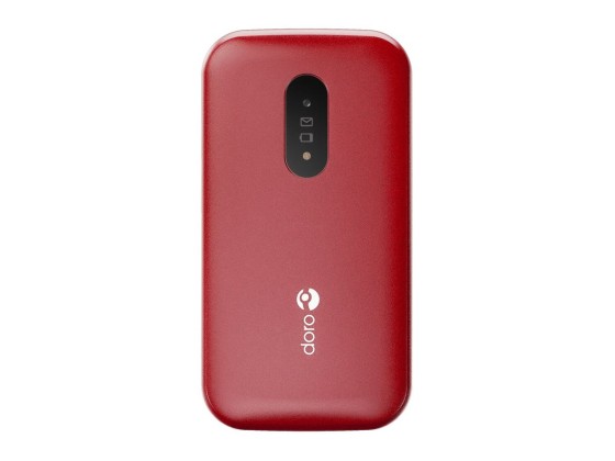DORO 2820 - 4G téléphone de service / Mémoire interne 17 Mo - microSD slot - 320 x 240 pixels - rear camera 0,3 MP - rouge