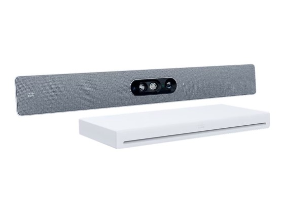 CISCO Room Kit EQ with Codec EQ Quad Cam in First Light White