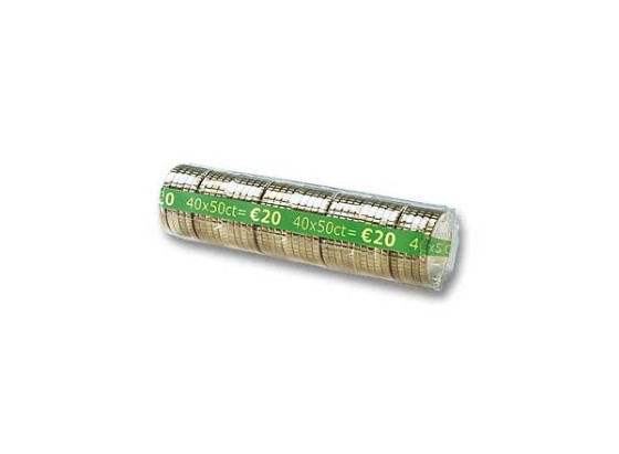 1 Sachet de 250 Coques plastique pour pièces de 50 centimes