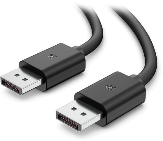 Dell CB325D - Câble DisplayPort - DisplayPort (M) pour DisplayPort (M) - DisplayPort 1.4 - 1.8 m - support pour 8K60Hz, support pour 5K60Hz, support 4K 120 Hz, prise en charge HDR - noir