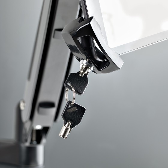 StarTech.com Adaptateur de Montage VESA Tablettes de 7,9 à 12,5", Antivol - Kit de montage (support de sécurité pour tablette, plaque lestée) - pour tablette - verrouillable - acier, plastique - noir - Taille d'écran : 7.9" - 12.5" - montable sur bras, mo
