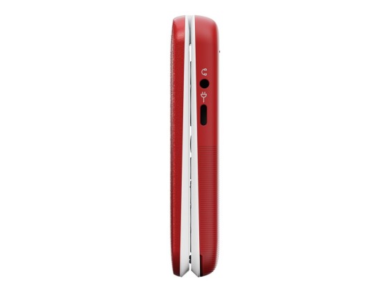 DORO Leva L20 - 4G téléphone de service - RAM 64 Mo / Mémoire interne 128 Mo - microSD slot - écran LCD (TFT) - 320 x 240 pixels (60 Hz) - rear camera 2 MP - rouge/blanc