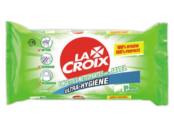 1 50 lingettes avec javel La croix