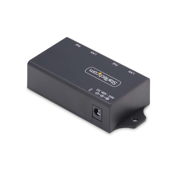 StarTech.com 2-Port Gigabit PoE+ Injector, PoE/PoE+ (802.3af/802.3at) 30W - Injecteur de puissance - non géré en ligne - DC 48 - 52 V - 30 Watt - connecteurs de sortie : 2 - noir