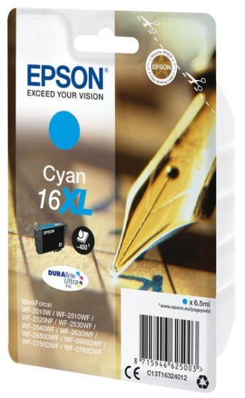 Epson Pen and crossword Cartouche "Stylo à plume" 16XL - Encre DURABrite Ultra C