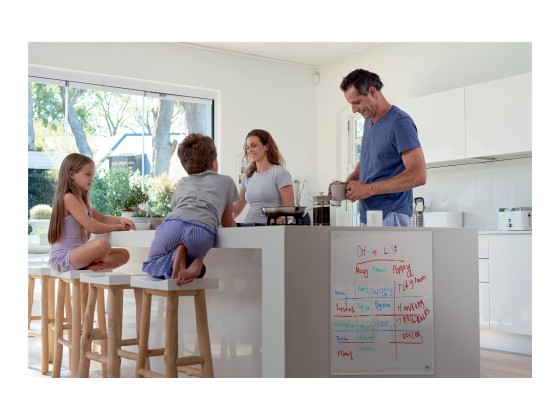 1 Tableau blanc transparent 60 x 45 cm NOBO