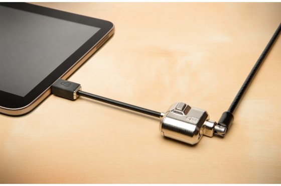 Kensington MiniSaver Mobile Lock - Câble pour verrouillage notebook - noir - 1.8 m