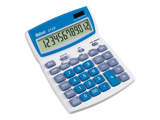 1 Calculatrice de bureau Ibico 212X 12 chiffres