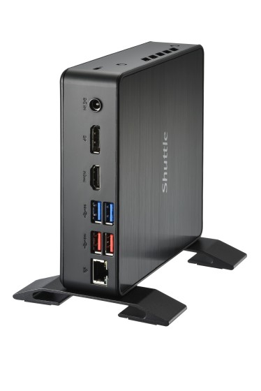 Shuttle XPC nano NC40U7 - Barebone - mini PC 1 x Core i7 1255U / jusqu'à 4.7 GHz - RAM 0 Go - UHD Graphics 620 - Gigabit Ethernet - noir