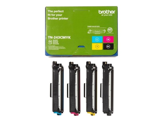 Brother TN-243CMYK - Cartouches de toner originales - Pack 4 toners