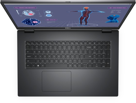 Dell Precision 7780 - Intel Core i7 - 13850HX / jusqu'à 5.3 GHz - Win 11 Pro - NVIDIA RTX 3500 Ada - 32 Go RAM - 1 To SSD NVMe, Class 40 - 17.3" 1920 x 1080 (Full HD) - Gigabit Ethernet - Wi-Fi 6E - gris - clavier : Français européen - BTP - avec 3 ans de