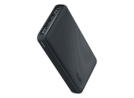 1 Batterie externe Powerbank Trust PrimoEco 15.000 mAh - Noir