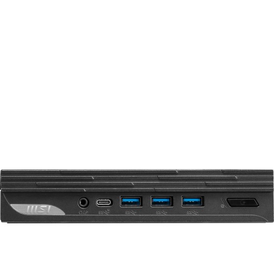 MSI PRO DP10 13M 011BE - Barebone - SFF 1 x Core i5 1340P / jusqu'à 4.6 GHz - RAM 0 Go - Carte graphique Intel Iris Xe - IEEE 802.11ax (Wi-Fi 6E), Gigabit Ethernet, 2.5 Gigabit Ethernet, Bluetooth 5.3 - noir