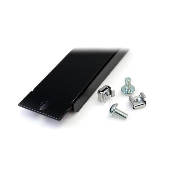 StarTech.com Panneau de remplissage pour rack de serveur et armoire serveur 48 cm - 1U - Panneau vide - noir - 1U - 19" - pour P/N: RK1236BKF, RK2536BKF, RK4236BKB, RK619WALL, RK619WALLGB, RK960CP