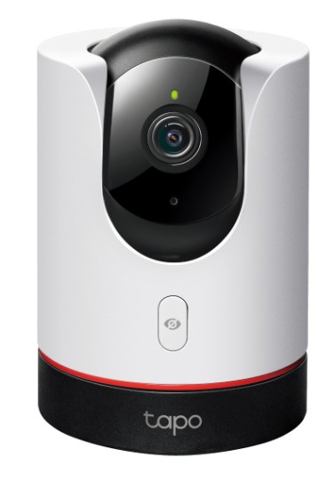 TP-LINK Tapo Pan/Tilt AI Home Security Wi-Fi Camera 2K 2560x1440 4MP Starlight Sensor 2.4GHz Wi-Fi 802.11b/g/n 12V/1A Power Adapter