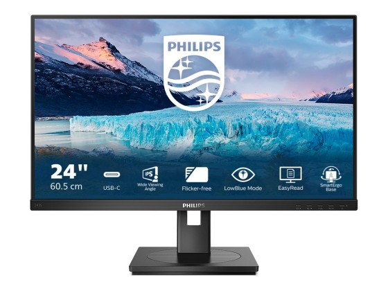 PHILIPS 243S1/00 23.8p FHD IPS 250 cd/m2 USB-C DP HDMI