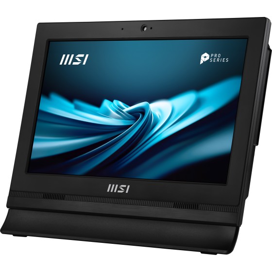 MSI PRO AP162T ADL 017XEU - Tout-en-un N-series N100 / jusqu'à 3.4 GHz - RAM 4 Go - SSD 256 Go - NVMe - UHD Graphics - Gigabit Ethernet - Aucun SE fourni - moniteur : LED 15.6" 1920 x 1080 (Full HD) écran tactile - noir