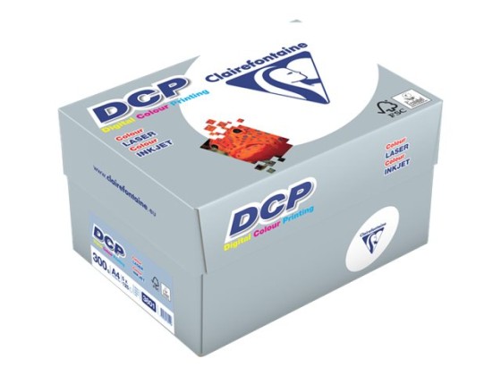 1 Ramette de 125 feuilles papier blanc laser CLAIREFONTAINE DCP A4 300g