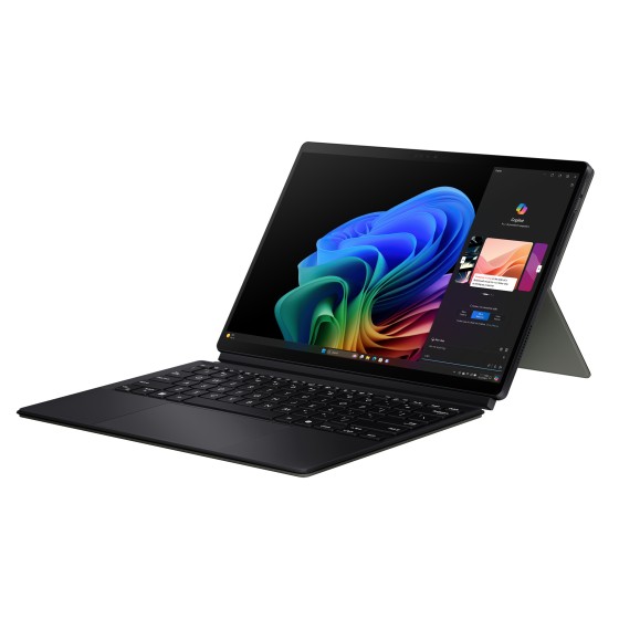 ASUS ProArt PZ13 OLED HT5306QA-LX006X - Tablette - avec clavier détachable - Snapdragon X Plus - X1P-42-100 / jusqu'à 3.4 GHz - Win 11 Pro - Qualcomm Adreno - 16 Go RAM - 1 To SSD NVMe - 13.3" OLED écran tactile 2880 x 1800 (3K) - Wi-Fi 7, Bluetooth - noi