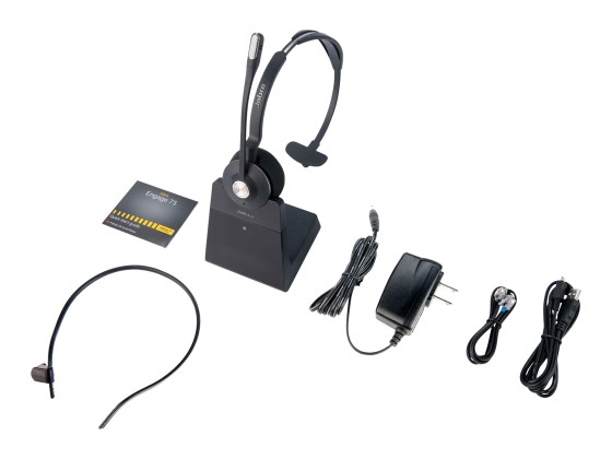 1 Casque JABRA sans fil Engage 75 mono et sa base