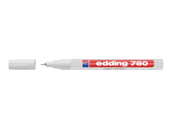 1 Marqueur peinture EDDING 780 - Pointe extra-fine - blanc
