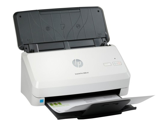 HP Scanjet Pro 3000 s4 Alimentation papier de scanner 600 x 600 DPI A4 Noir, Blanc