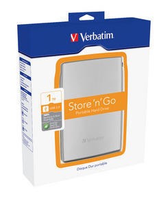 Verbatim Store 'n' Go USB 2.0 Portable Hard Drive 1TB disque dur externe 1 To 5400 tr/min Noir