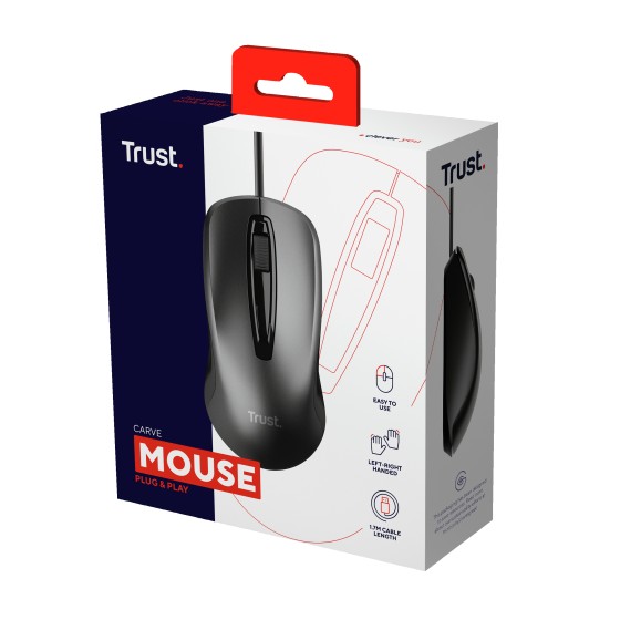 TRUST Carve Wired mouse